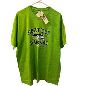 NWT NFL Team Apparel Seattle Seahawks Tshirt Green Football